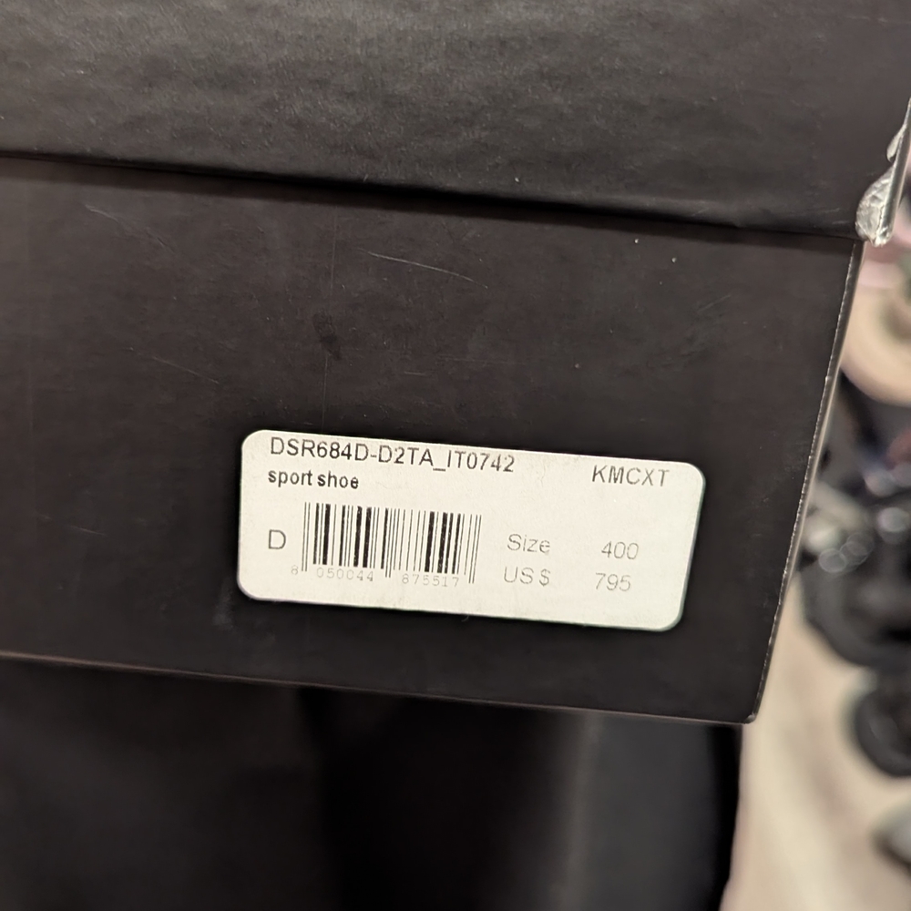 Versace Black and Pink Patterned Sneakers - Picture 7 of 7